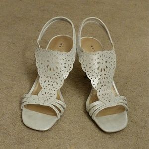 Silver Metaphor heels